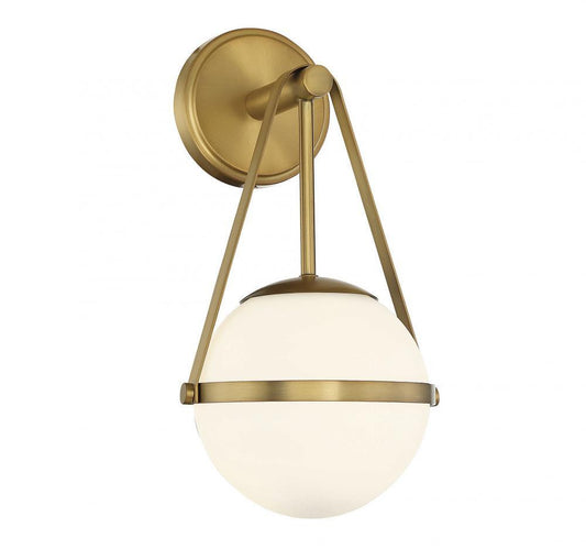 Savoy House Polson Wall Sconce Warm Brass