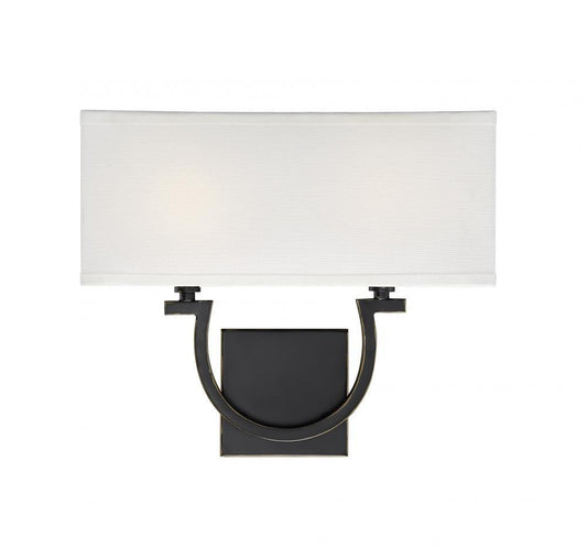 Savoy House Rhodes 2-Light Wall Sconce Classic Bronze