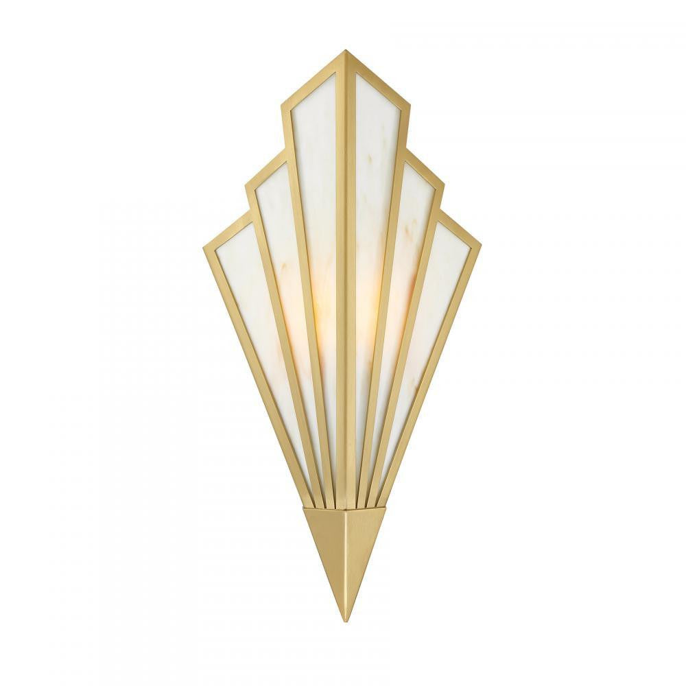 Savoy House Rivage 1-Light LED Wall Sconce Warm Brass