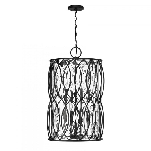 Savoy House Snowden 8-Light Pendant in Matte Black, Savoy House 7-2004-8-89 ALXL8