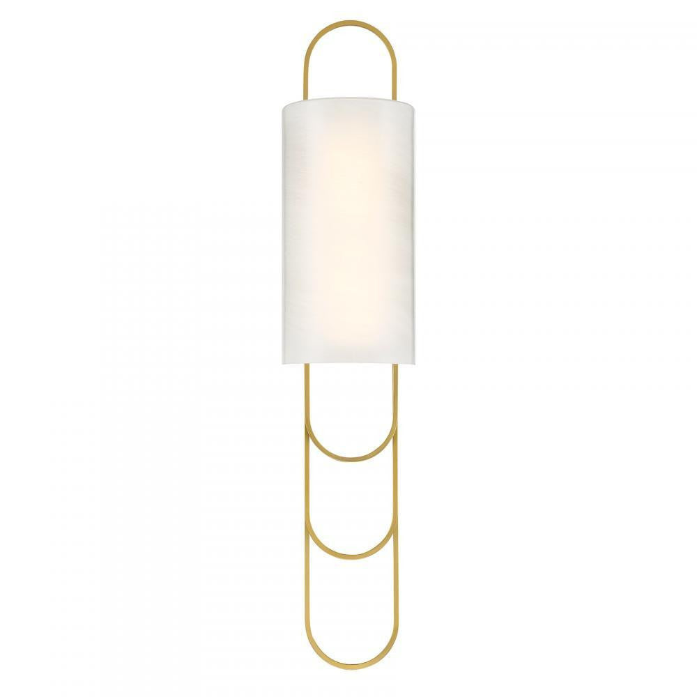 Savoy House Tartine 1-Light LED Wall Sconce Warm Brass