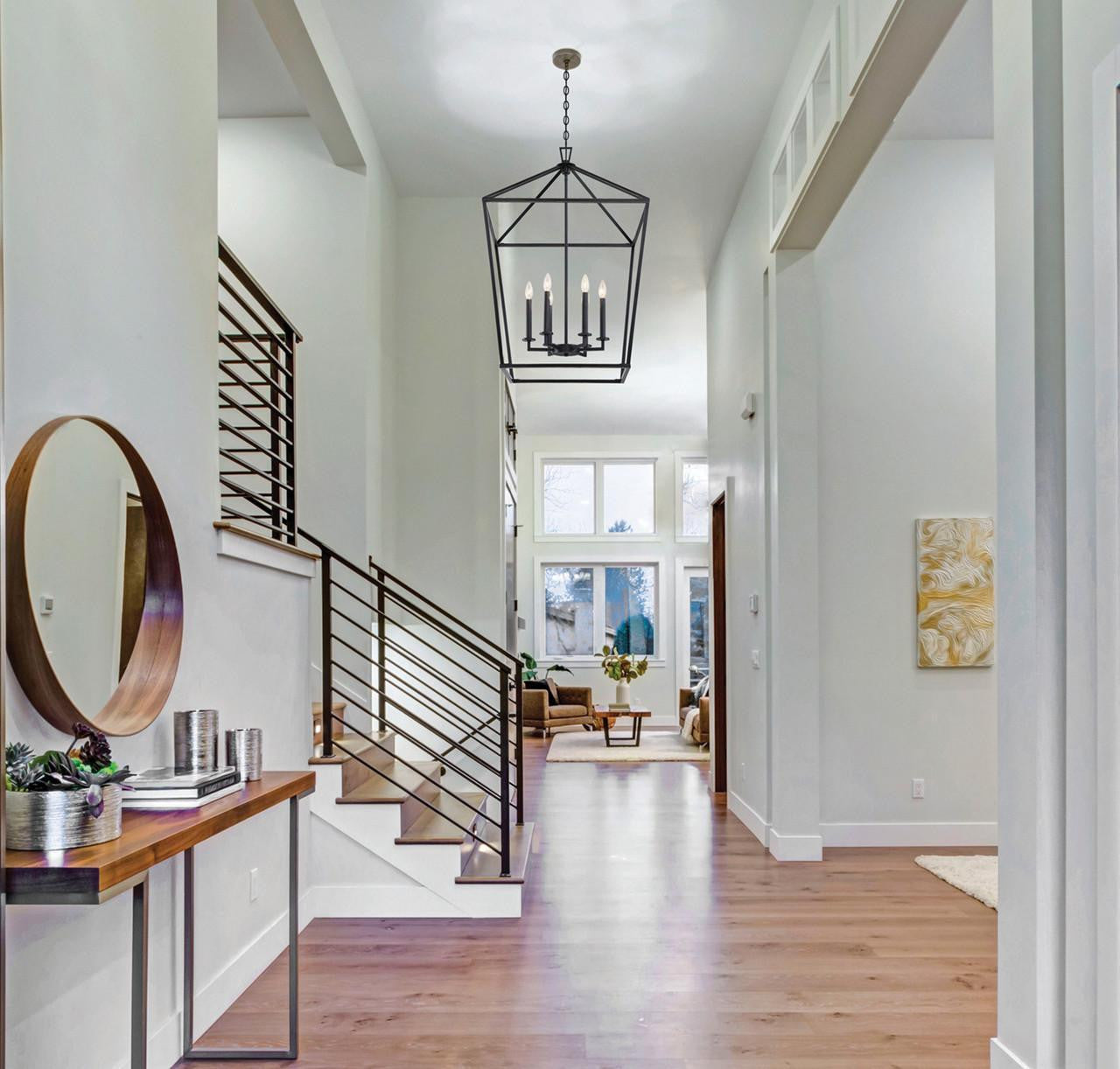 Savoy House Townsend Pendant, 6-Light, Matte Black, 36.5"H (3-422-6-89 ALVN5)