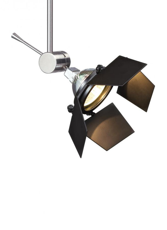 Visual Comfort Modern WMO Sprocket Head Wall MonoRail Satin Nickel