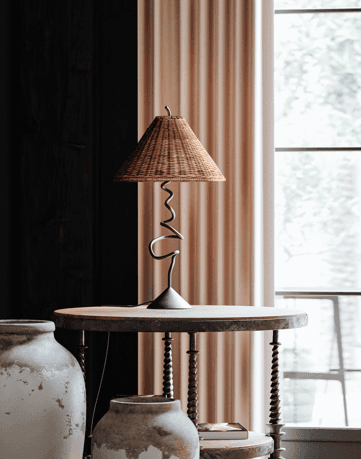 Troy Alaric Table Lamp, 1-Light, Forged Iron, 25.75"H (PTL1026-FOR XAGT)