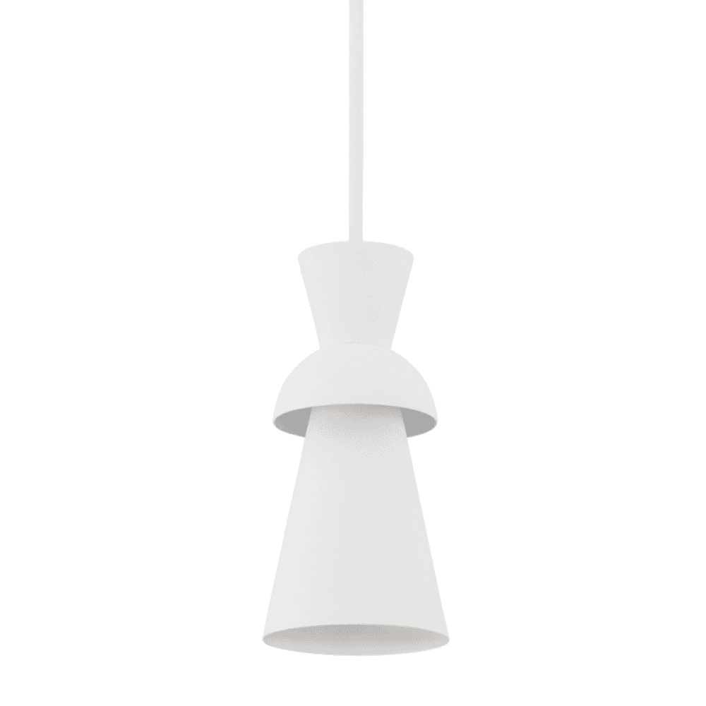 Troy Florence Mini Pendant White