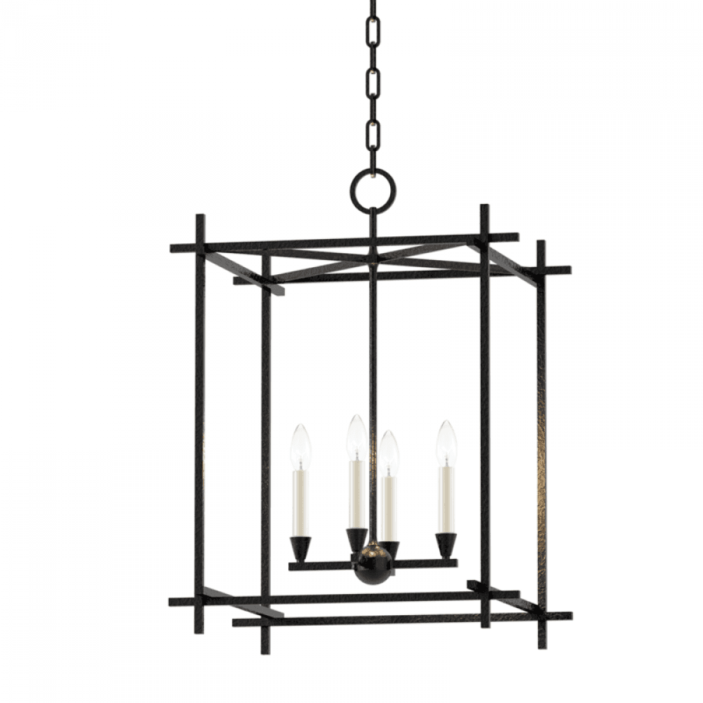 Troy Huck Outdoor Lantern Black Iron