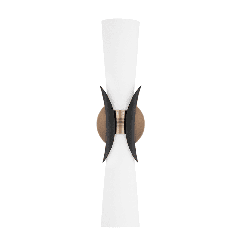 Troy Muncie Wall Sconce Brass