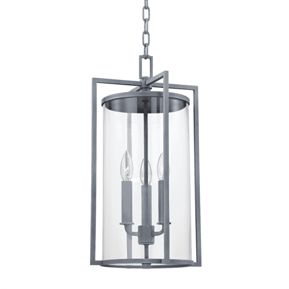 Troy Percy Outdoor Lantern Blue