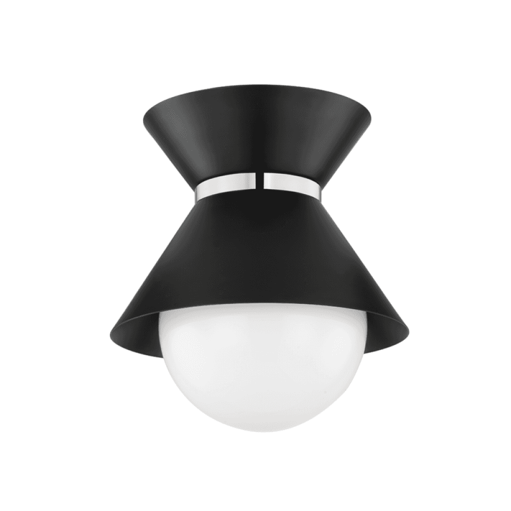 Troy Scout Flush Mount Black