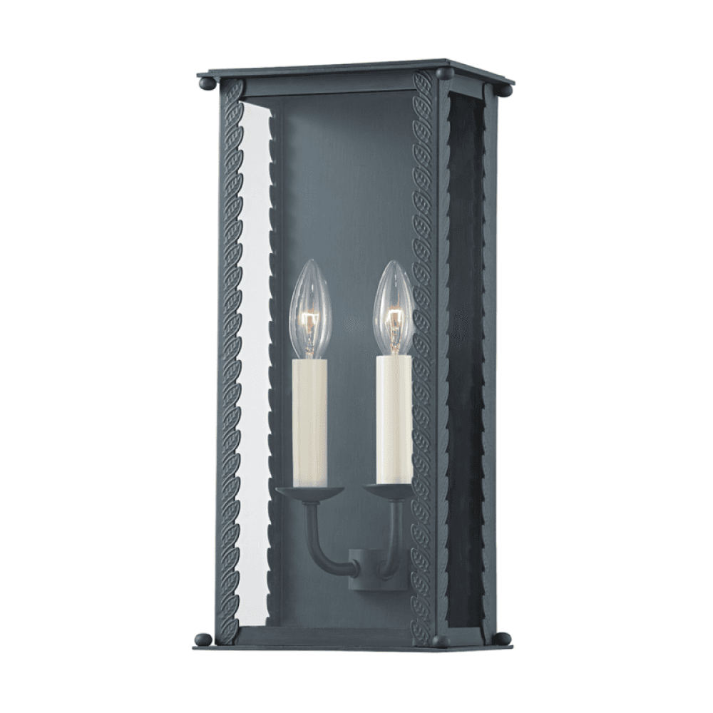 Troy Zuma Wall Sconce Verdigris Gray