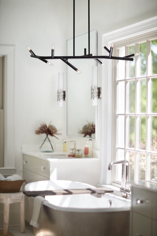 Hinkley Lyra Small LED Sconce Black