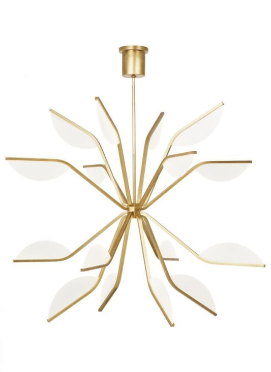 Visual Comfort Modern Belterra Chandelier Brass
