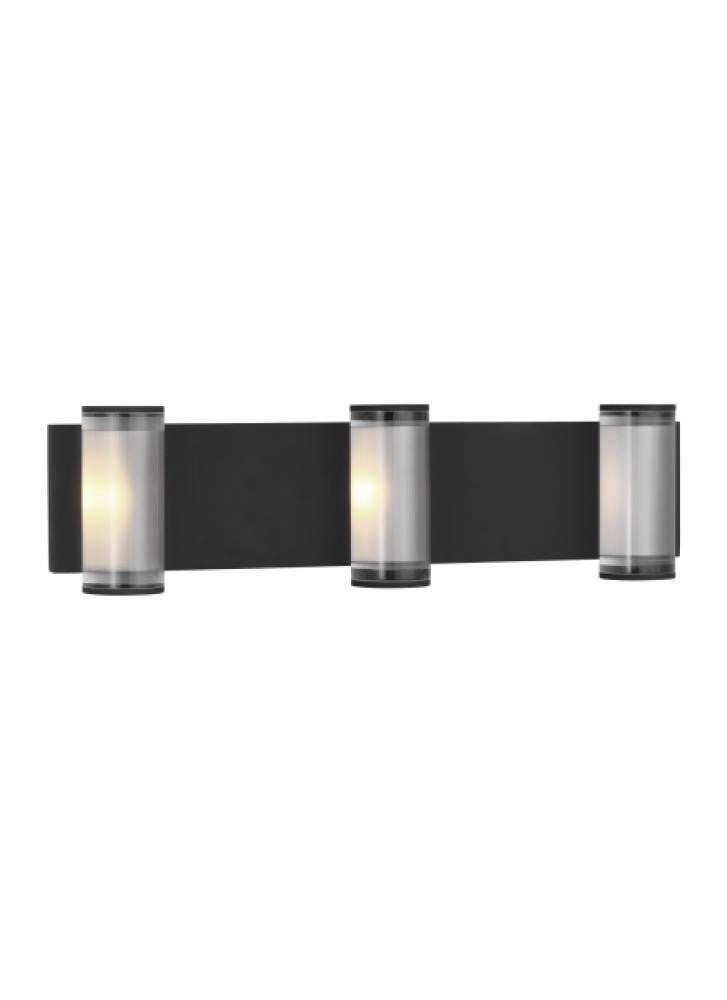 Visual Comfort Modern Esfera Large Sconce Nightshade Black
