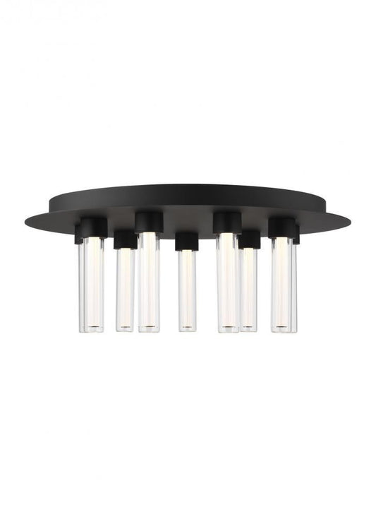 Visual Comfort Modern Kola Flush Mount Black