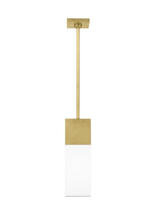 Visual Comfort Modern Kulma Small Pendant Natural Brass