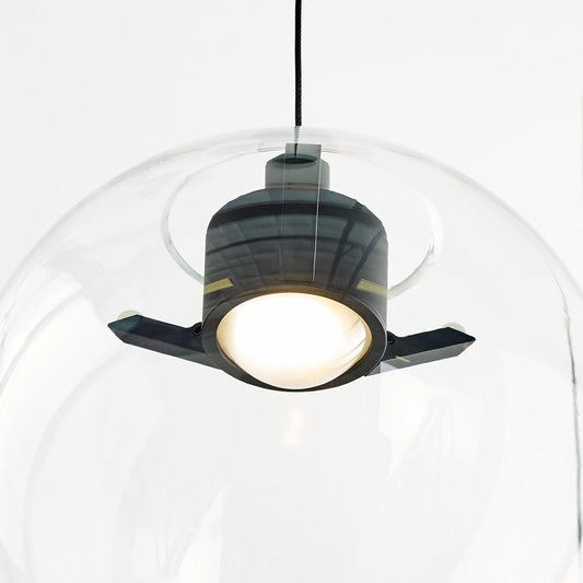 Visual Comfort Modern Mini Palona Pendant Nickel