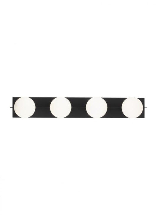 Visual Comfort Modern Orbel Bath Vanity Matte Black