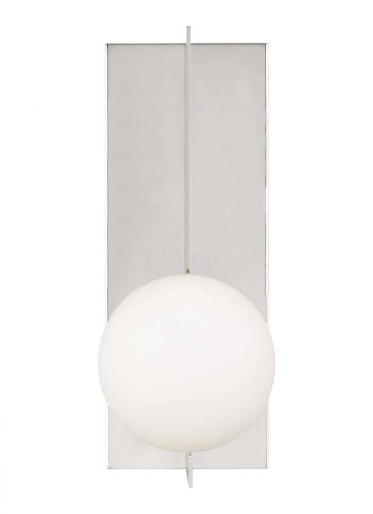 Visual Comfort & Co. Modern Collection Orbel Wall Sconce, 1-Light, LED, Natural Brass, 12.9"H (700WSOBLNB-LED930 70PKH4Z)