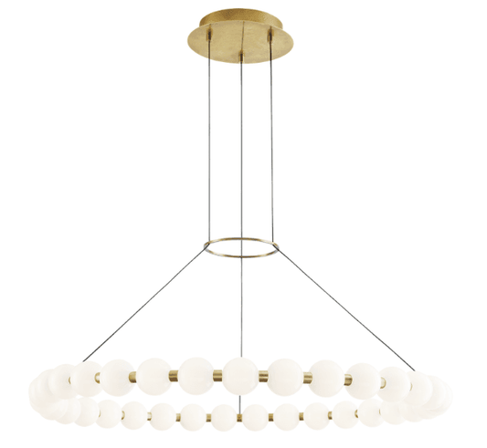 Visual Comfort Modern Orbet Chandelier Brass
