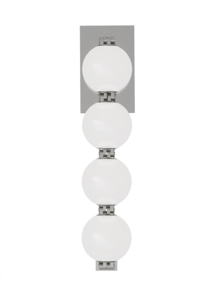 Visual Comfort Modern Perle Wall Sconce Polished Nickel