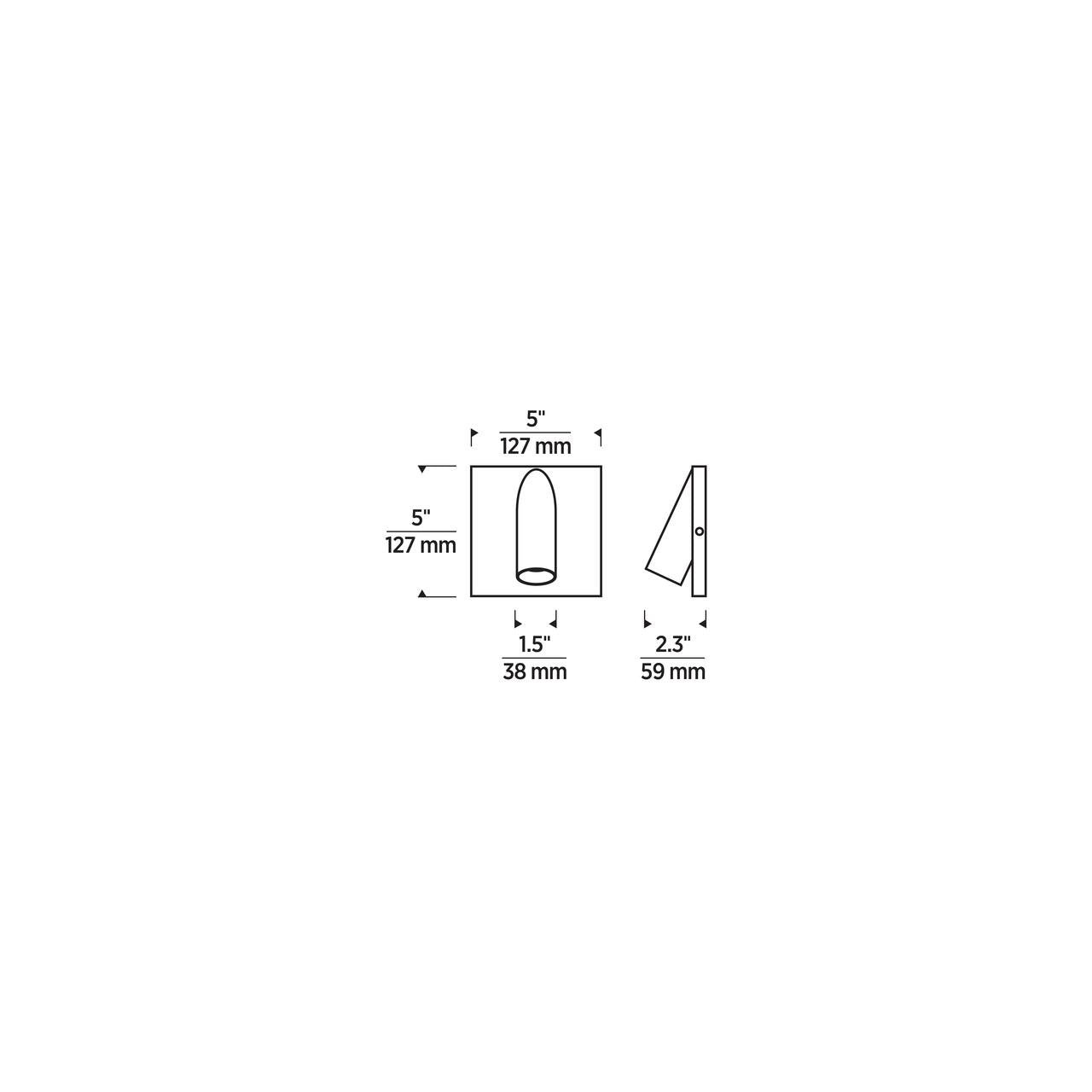 Visual Comfort & Co. Modern Collection Ponte Outdoor Wall Sconce