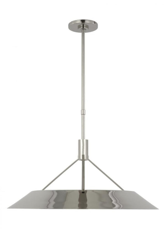 Visual Comfort Modern Sospeso X-Large Pendant Polished Nickel