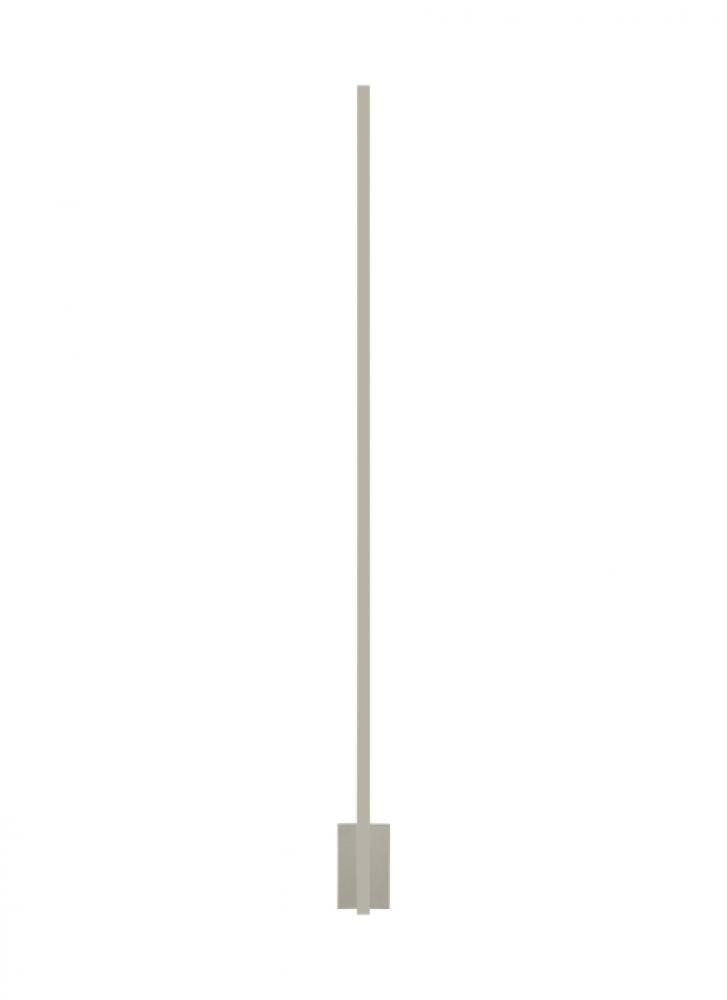 Visual Comfort Modern Stagger Large Wall Sconce Polished Nickel