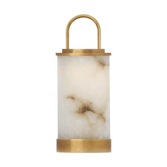 Visual Comfort & Co. Modern Collection Tawa Alabaster Accent Rechargeable Table Lamp