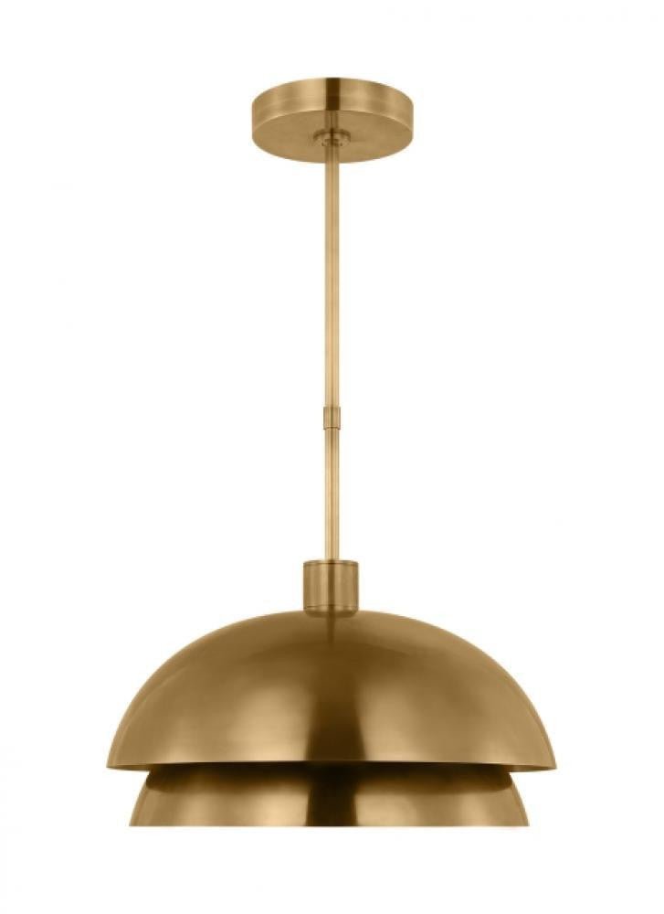 Visual Comfort Modern The Shanti Ceiling Pendant Natural Brass