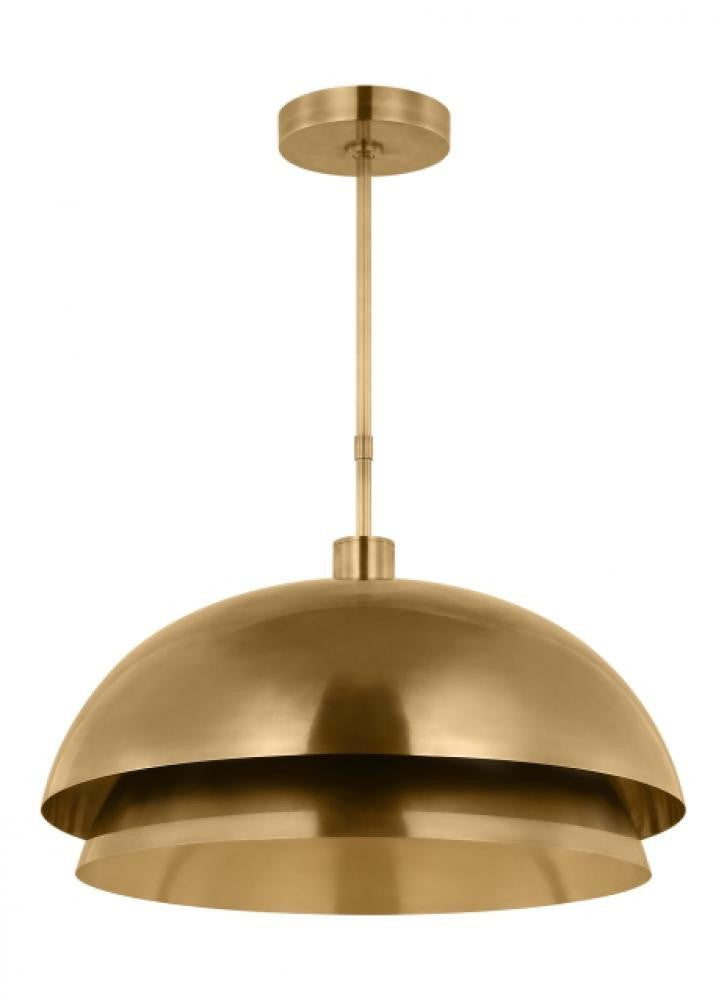 Visual Comfort Modern The Shanti Ceiling Pendant Natural Brass
