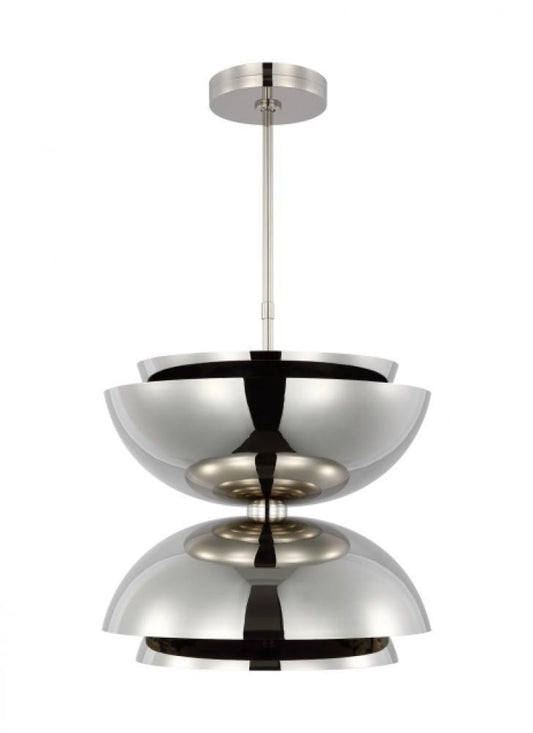 Visual Comfort Modern The Shanti Ceiling Pendant Polished Nickel