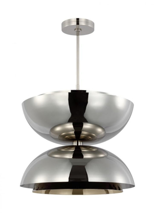 Visual Comfort Modern The Shanti Ceiling Pendant Polished Nickel