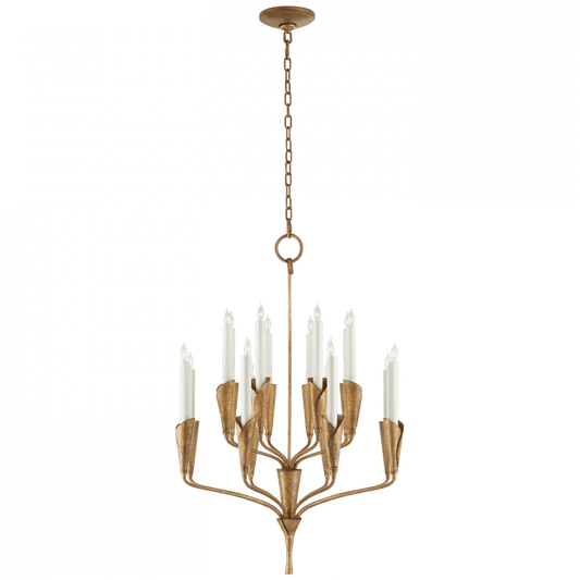 Visual Comfort Signature Aiden Chandelier Polished Nickel