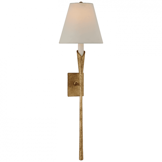 Visual Comfort Signature Aiden Large Tail Sconce Gilded Iron