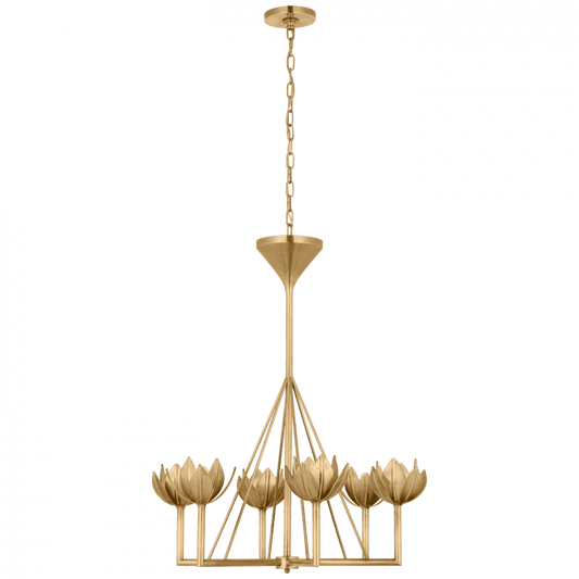 Visual Comfort Signature Alberto Chandelier Plaster White
