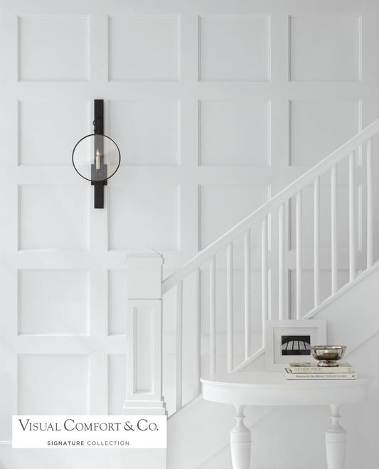 Visual Comfort & Co. Signature Collection Alice Wall Sconce, 1-Light, Aged Iron, 27.25"H (SK 2002AI 2FX4D)
