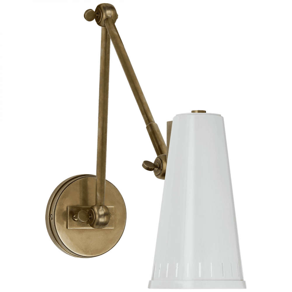 Visual Comfort & Co. Signature Collection Antonio Adjustable Two Arm Wall Sconce