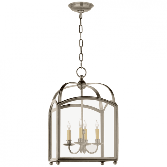 Visual Comfort Signature Arch Top Lantern Pendant Antique Nickel