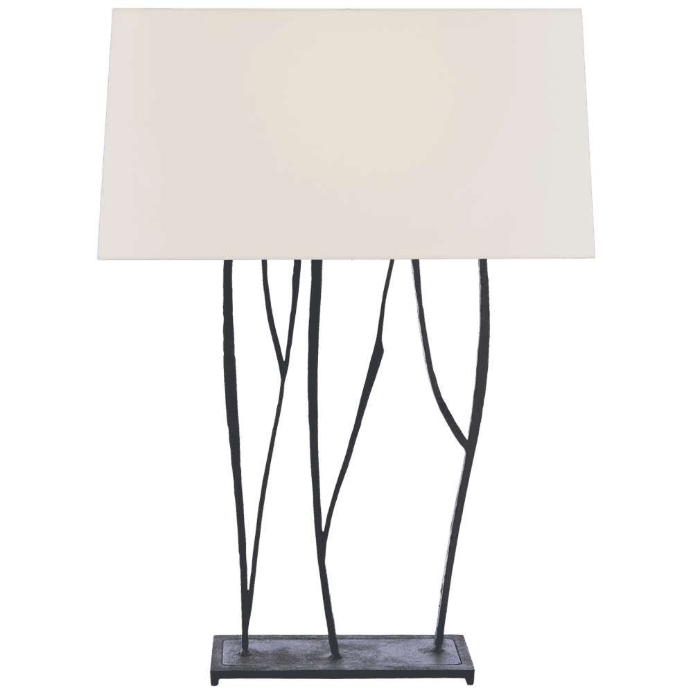 Visual Comfort Signature Aspen Console Lamp Blackened Rust