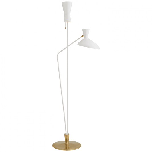 Visual Comfort Signature Austen Floor Lamp Matte White