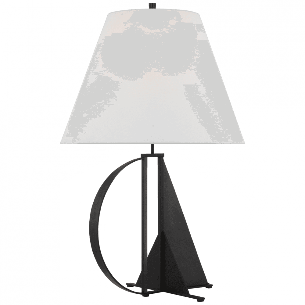 Visual Comfort Signature Auxerre Large Table Lamp Aged Iron