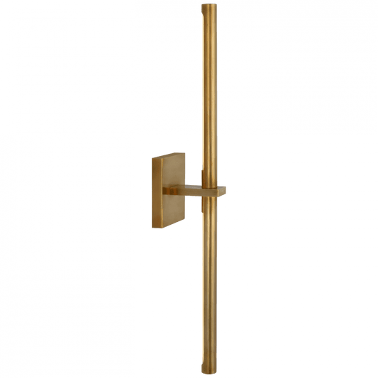 Visual Comfort Signature Axis Large Linear Sconce Antique-Burnished Brass