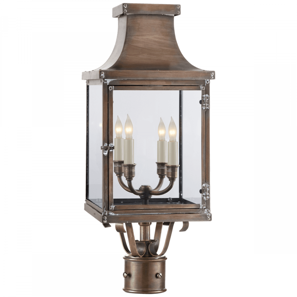 Visual Comfort Signature Bedford Hanging Lantern Natural Copper