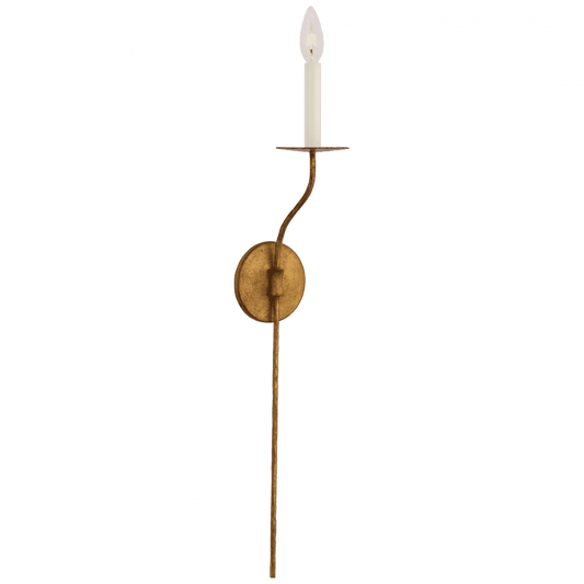 Visual Comfort Signature Belfair Large Tail Sconce Gilded Iron