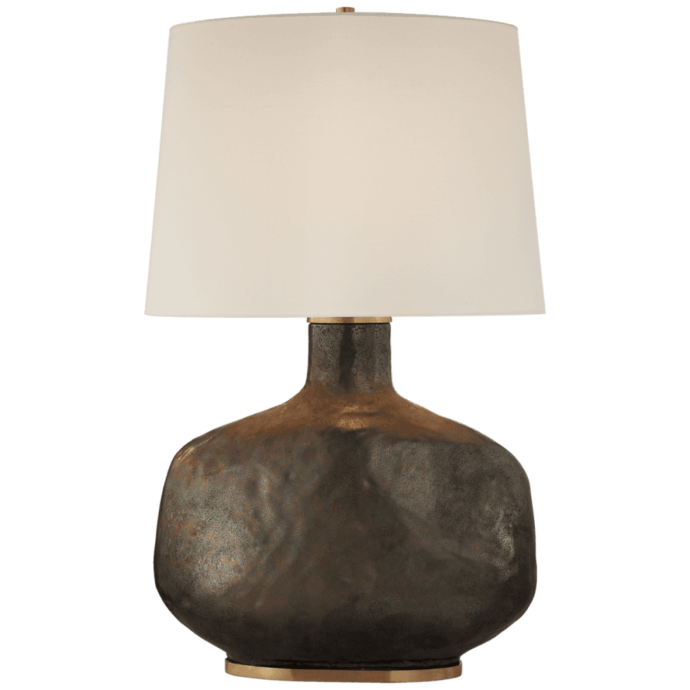 Visual Comfort Signature Beton Table Lamp Crystal Bronze