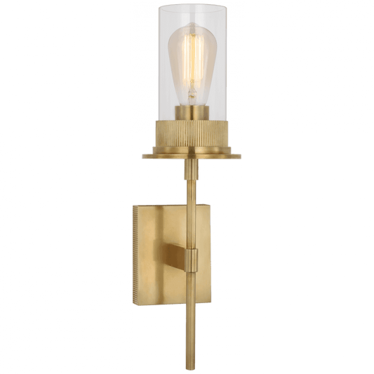 Visual Comfort Signature Beza Medium Tail Wall Sconce Polished Nickel