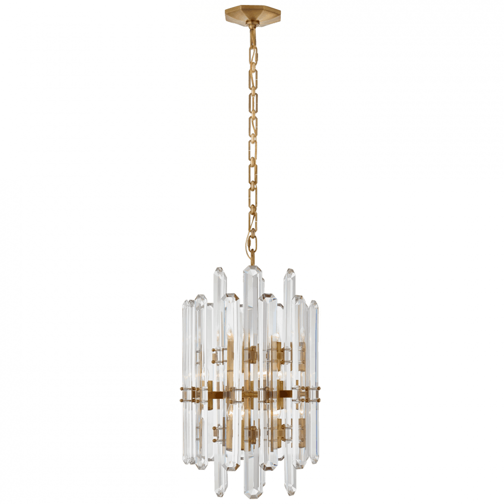 Visual Comfort Signature Bonnington Tall Chandelier Polished Nickel