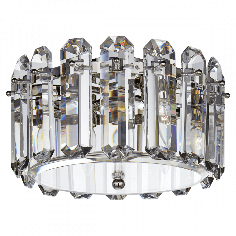 Visual Comfort Signature Bonnington Small Flush Mount Polished Nickel