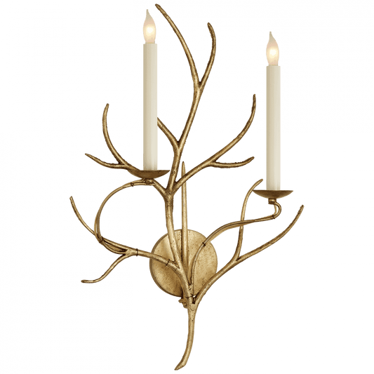 Visual Comfort Signature Branch Wall Sconce Gilded Iron