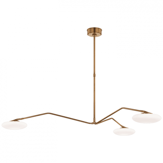 Visual Comfort Signature Brindille LED Extra Large Chandelier Soft Brass